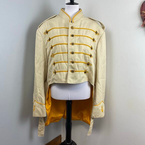 Vintage Broadway Theater Costume War Soldier Hussar Military Band Jacket L/XL - Picture 2 of 16